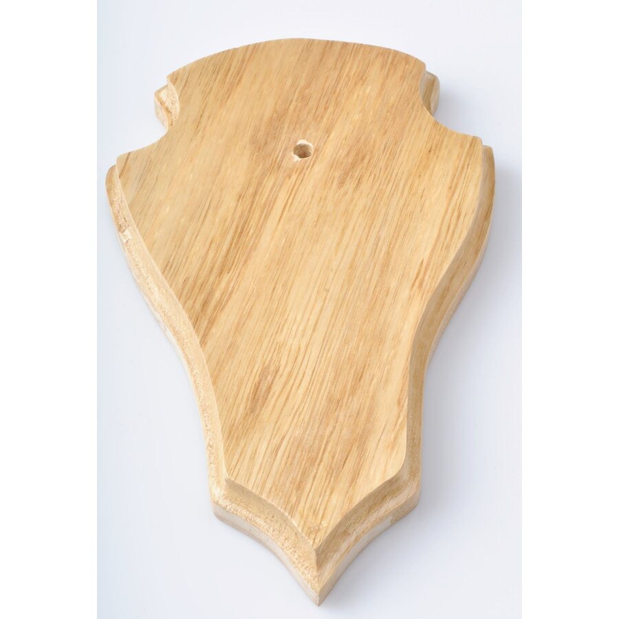 Buck Trophy plate 20x13cm, Oak