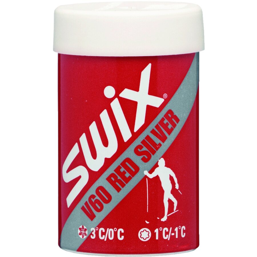 Swix V60 Red/Silver Hardwax 0/+3C, 43g