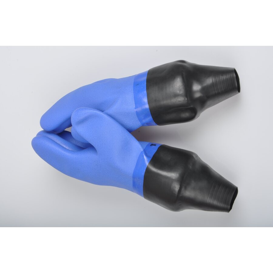 BtS Nordic Blue Dry Gloves with collar and under gloves