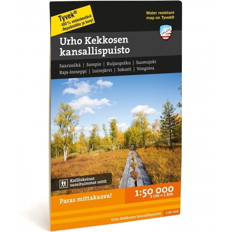 Calazo Urho Kekkosen kansallispuisto,1:50 000, 2017