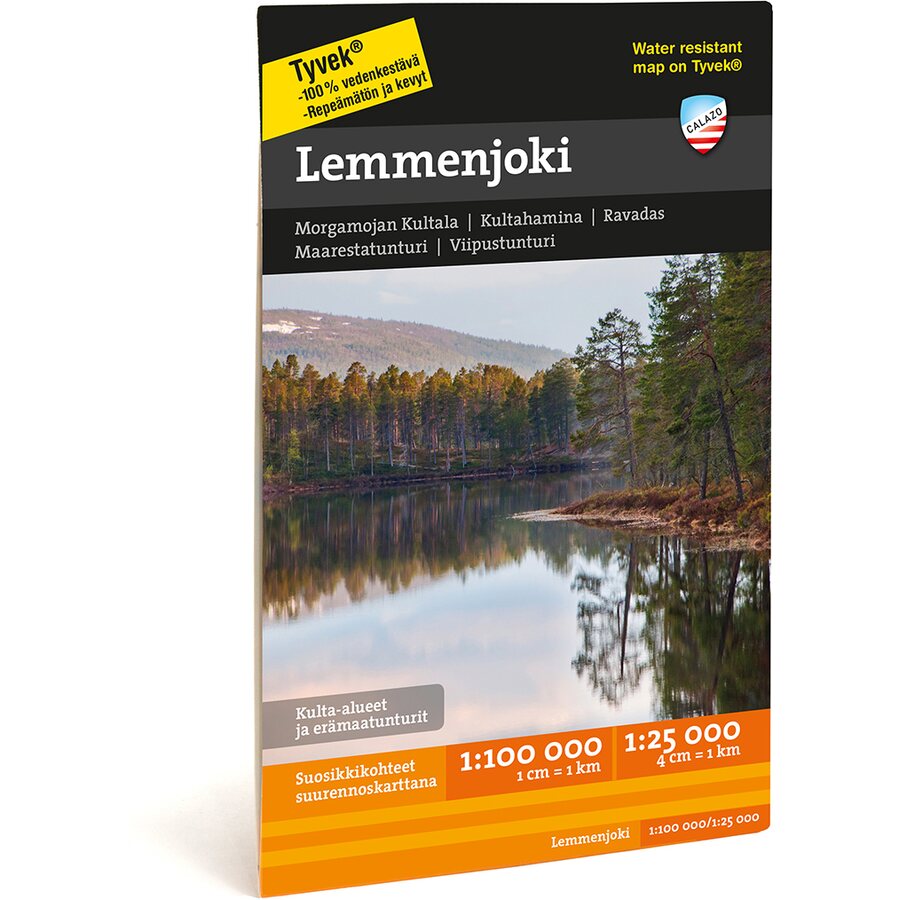 Calazo Lemmenjoki,1:100 000+1:25 000, 2017