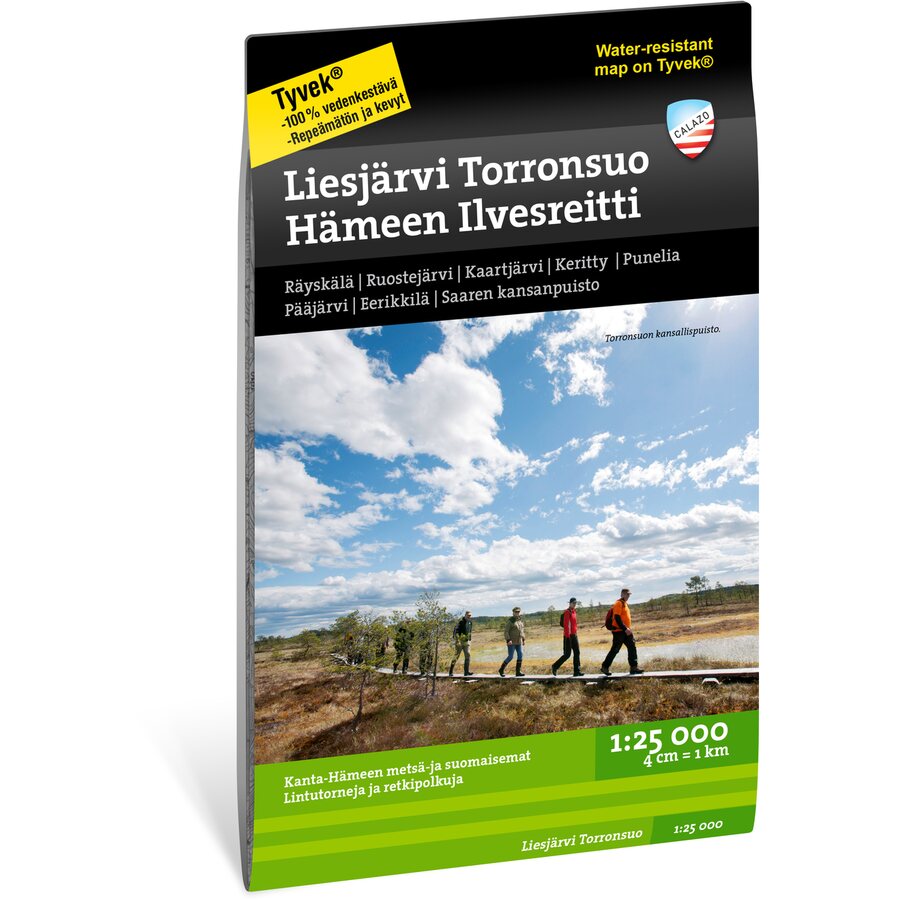 Calazo Liesjärvi Torronsuo 1:25 000, 2020