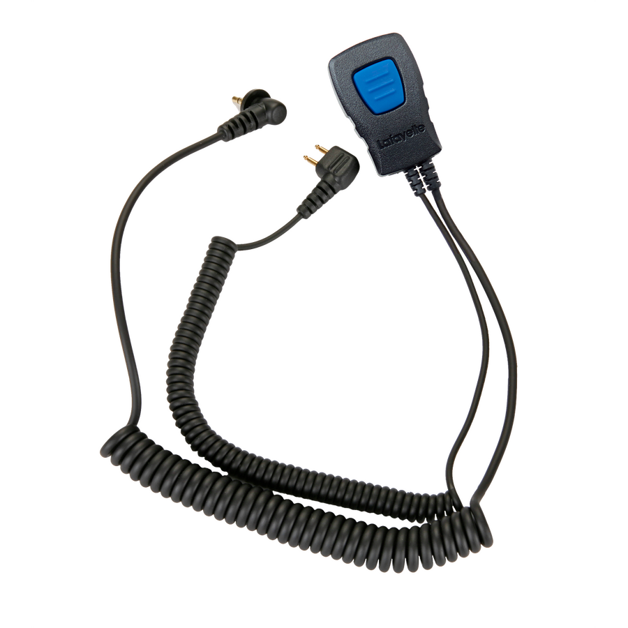 Lafayette Link cable with microphone and PTT-switch to Peltor (6523)