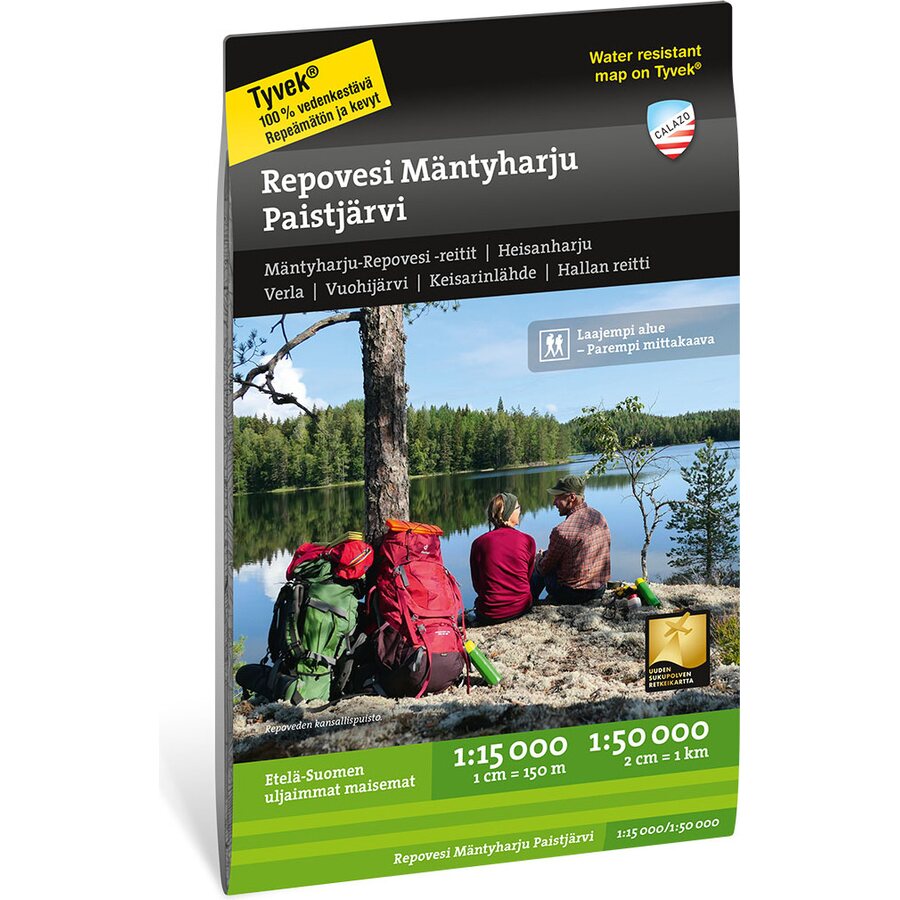 Calazo Repovesi Mäntyharju Paistjärvi 1:15.000/1:50.000