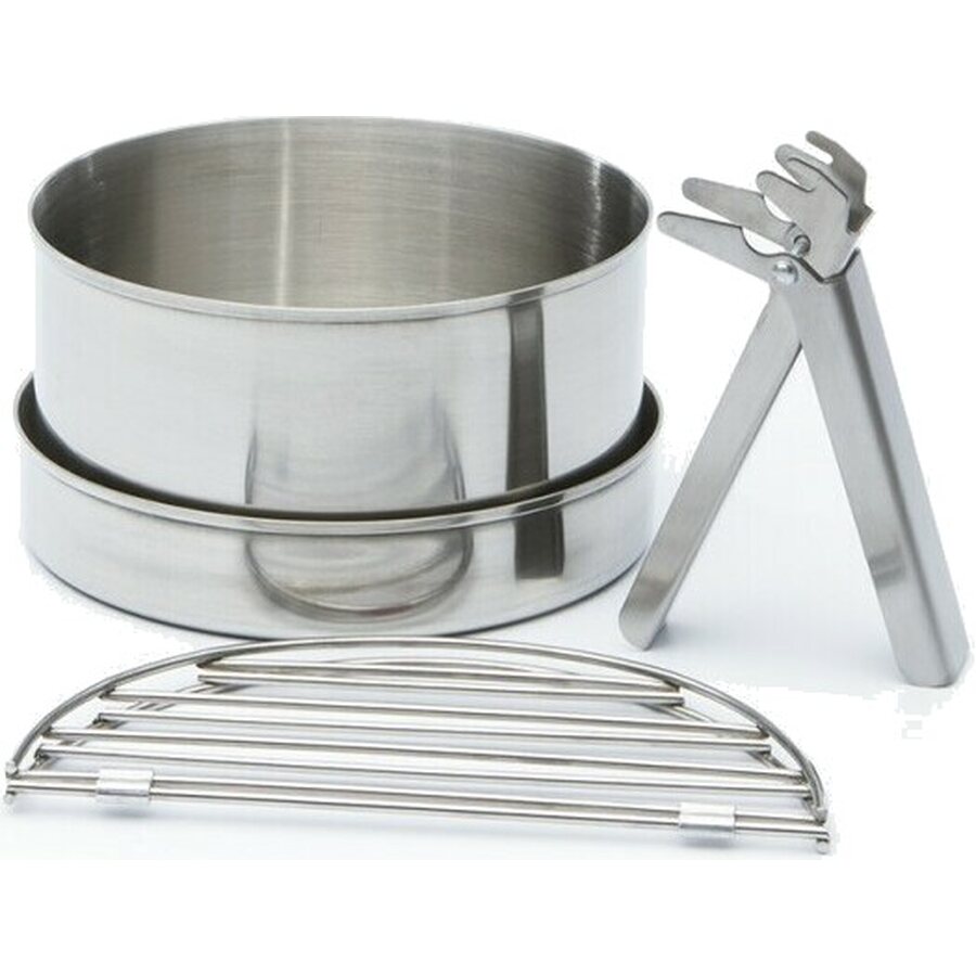 Kelly Kettle Cook Set (Stainless Steel) - Large for Base Camp or Scout Models