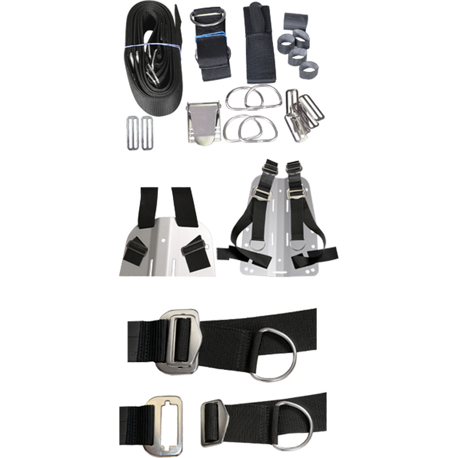 DirZone Adjustable harness for backplate (Complete set)