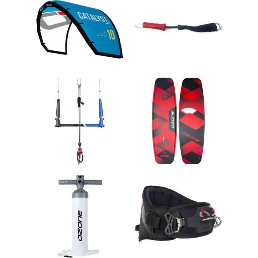 Ozone kitesurfing Starter Set with 12m² kite