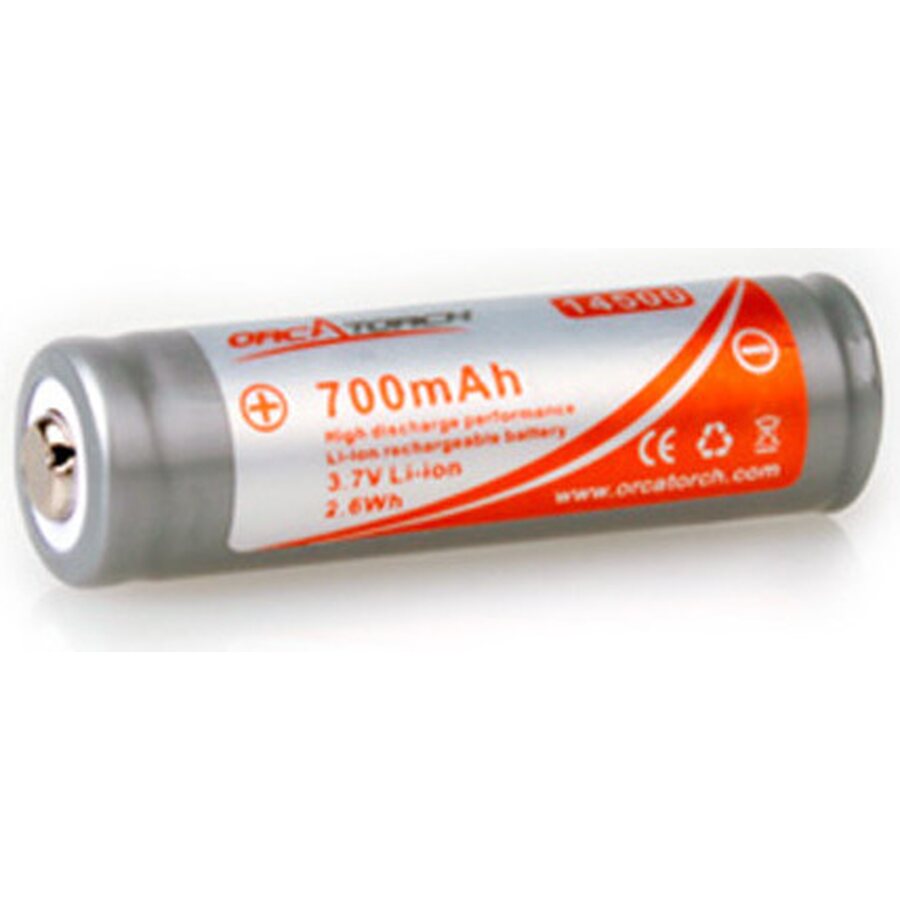 OrcaTorch 14500 Battery (700mah)