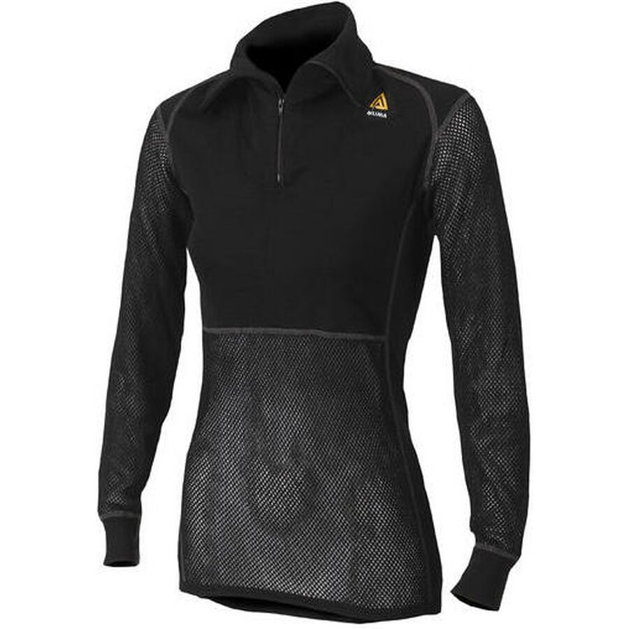 Aclima Woolnet Polo W/Zip Womens