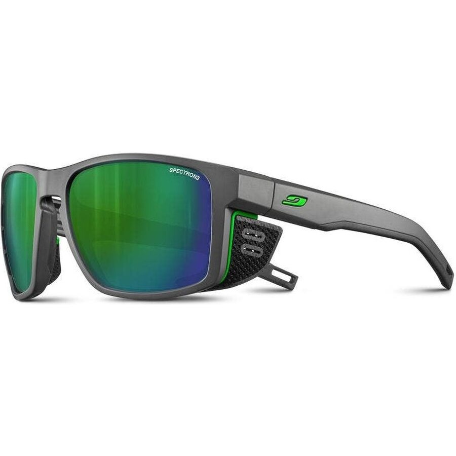 Julbo Shield Gray/Green, Green Multilayer Lens