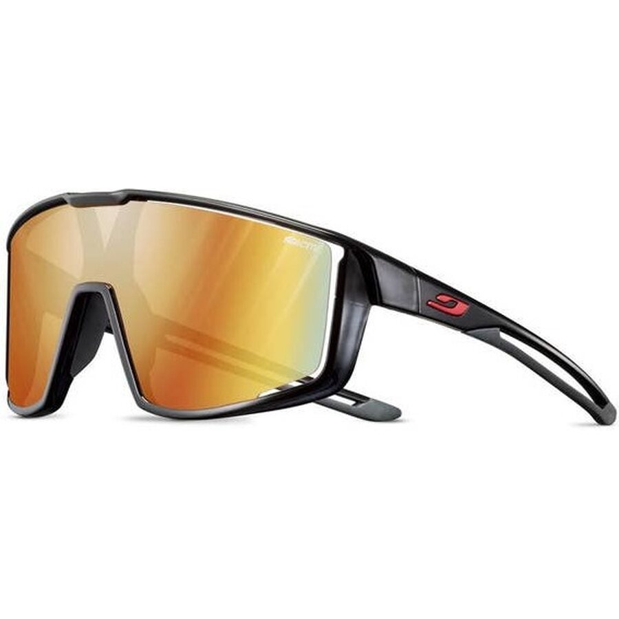 Julbo Fury Black / Red, Red ML REACTIV 1-3 Light Amplifier Lens