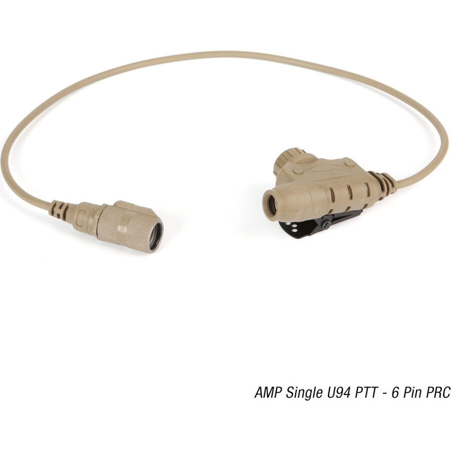 Ops-Core PTT U94 6 Pin PRC, 18.5"