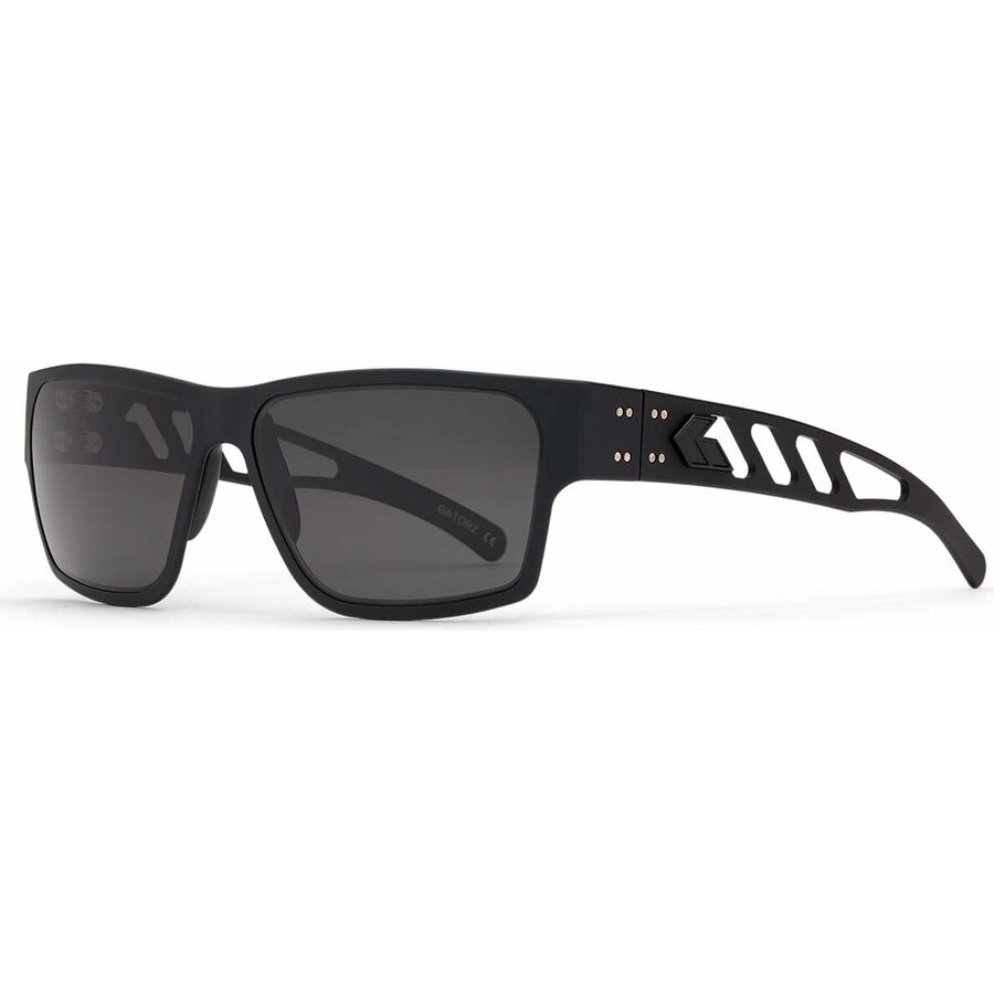 Gatorz Delta M4 Matte Blackout with Smoked Polarized Lens