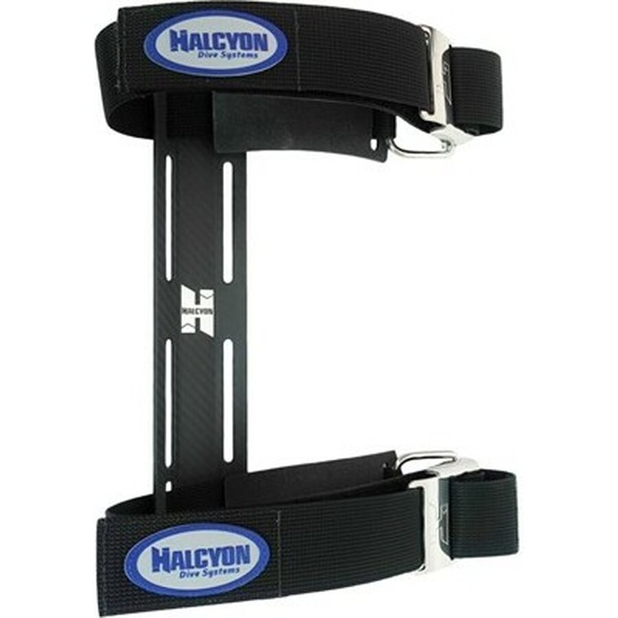 Halcyon Standard Single Tank Adaptor, Stainless Steel, with 2 x Tank Straps