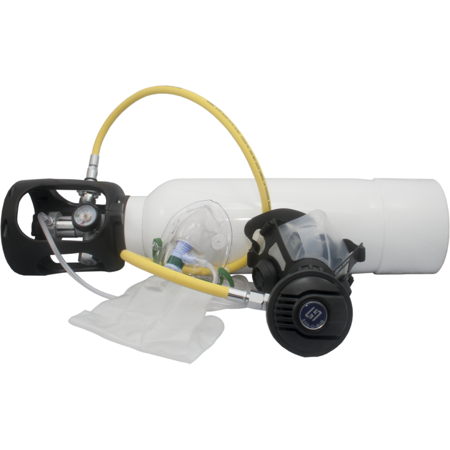 DirZone SOS Oxygen Rescue Kit complete, Steel 5 l