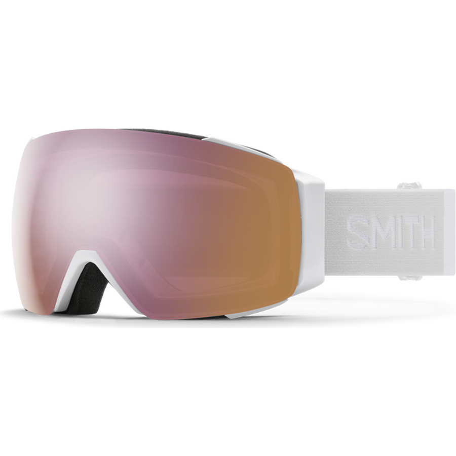 Smith I/O Mag, White Vapor w/ Chromapop Everyday Rose Gold Mirror + Chromapop Storm Rose Flash