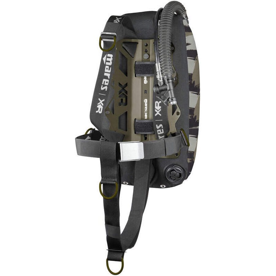 Mares Tactical Green Single Backmount Set