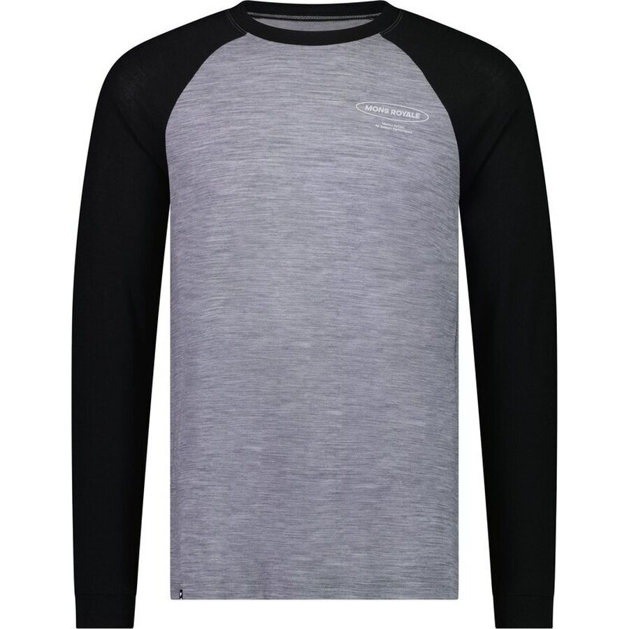 Mons Royale Icon Merino Raglan Long Sleeve Mens
