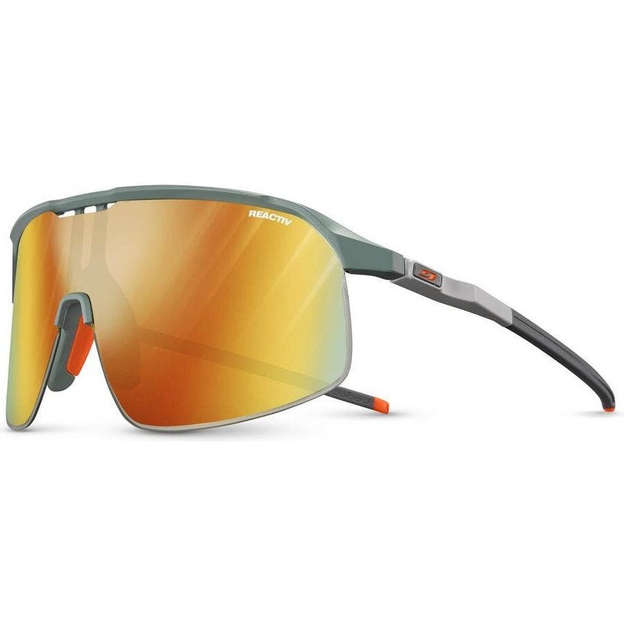 Julbo Density Olive Green / Gray, Multilayer Red Reactiv 1-3 Light Amplifier Lens