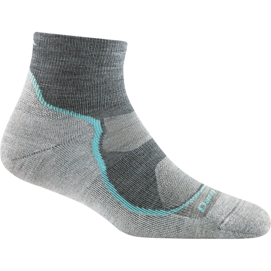 Darn Tough Light Hiker 1/4 Sock Lightweight with Cushion Womens