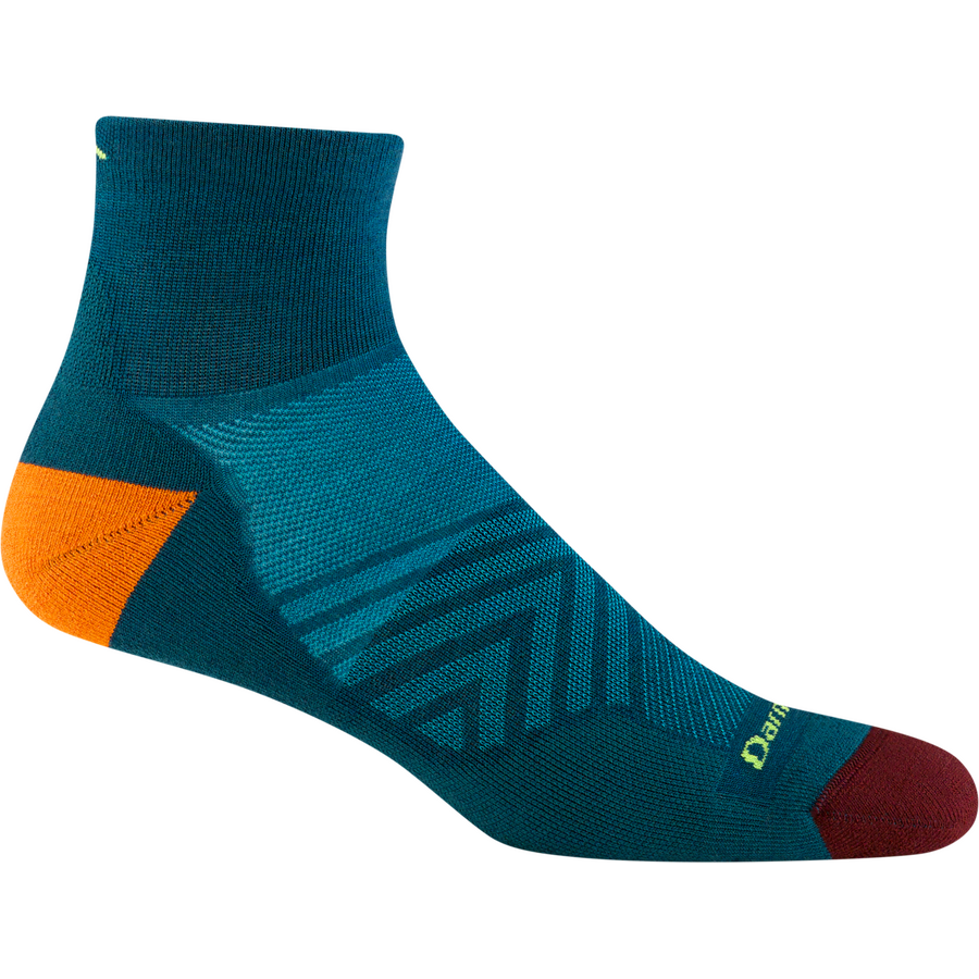 Darn Tough Run 1/4 Sock Ultra Lightweight with Cushion Mens