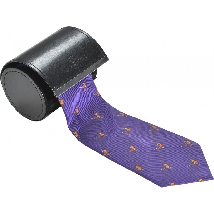 Alan Paine Silk Tie - Standing Pheasant