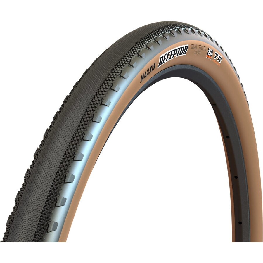 Maxxis Receptor EXO TR Tanwall 700X40C 120tpi Folding