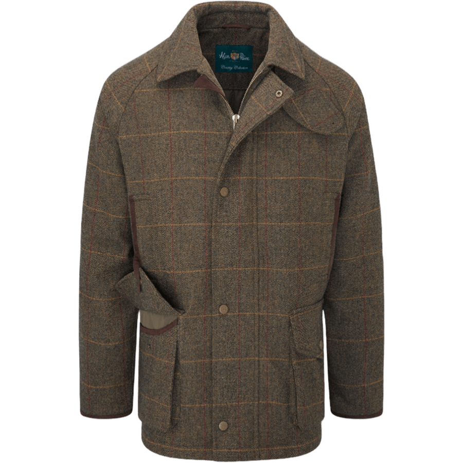 Alan Paine Combrook Waterproof Tweed Coat Mens