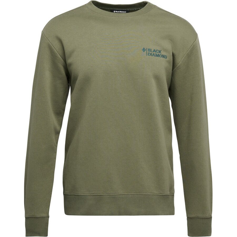 Black Diamond Mini Stacked Crewneck Mens