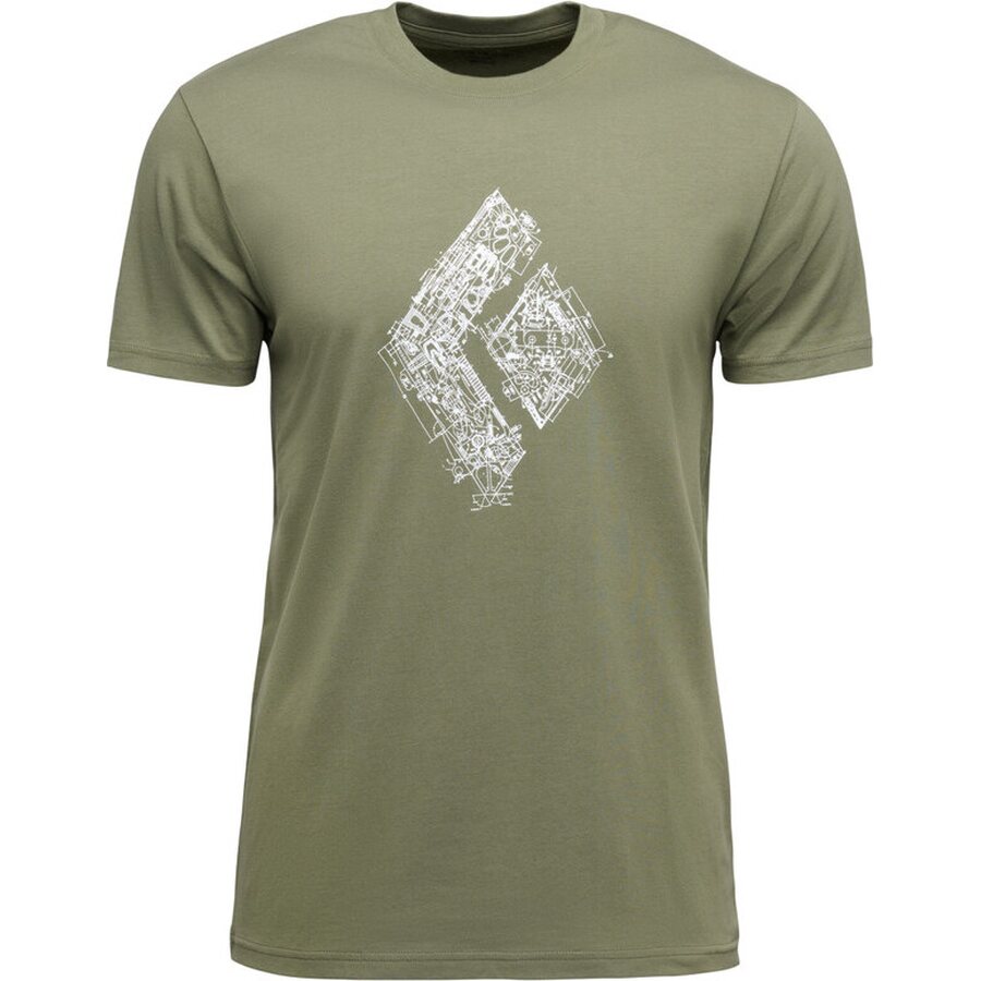 Black Diamond Engineered Diamond Short Sleeve Tee Mens