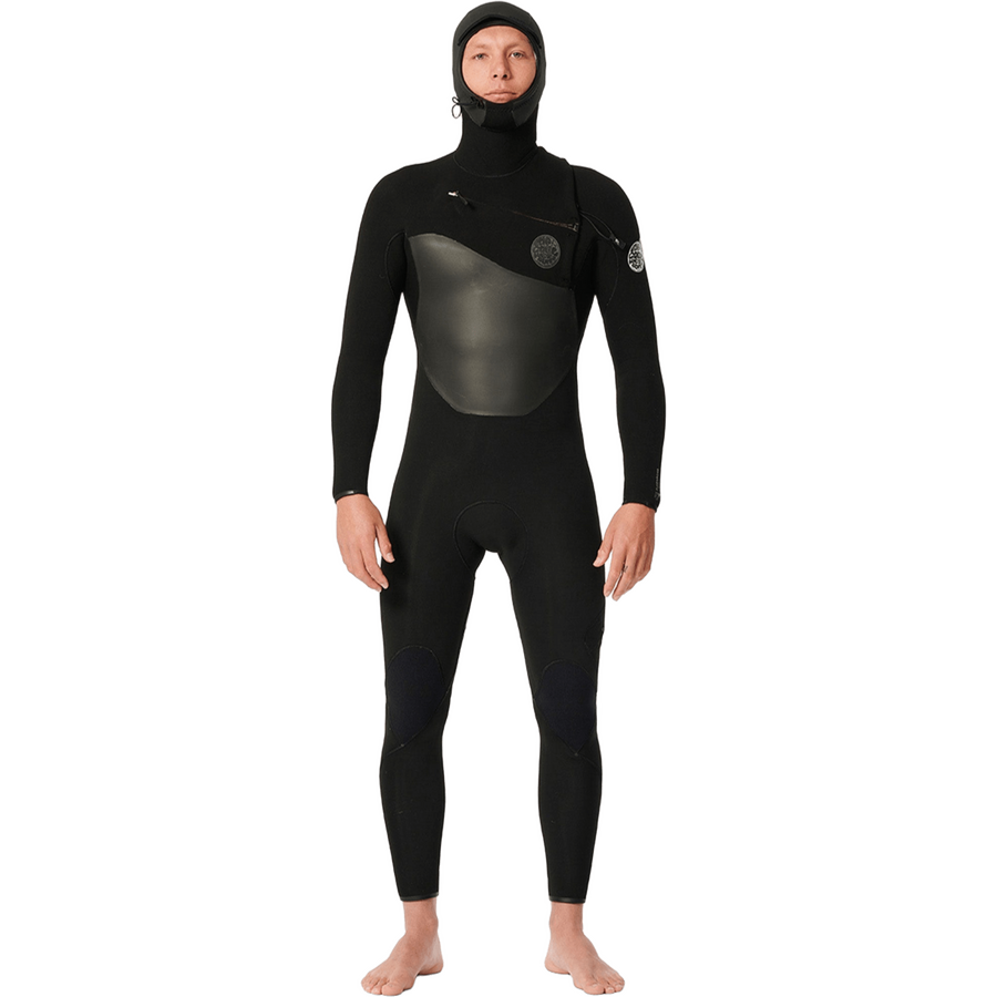 Rip Curl Dawn Patrol 6/4 Hooded Chest Zip Wetsuit Mens
