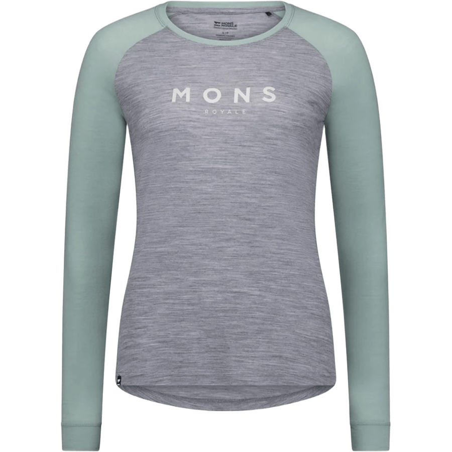 Mons Royale Icon Merino Raglan Long Sleeve Womens