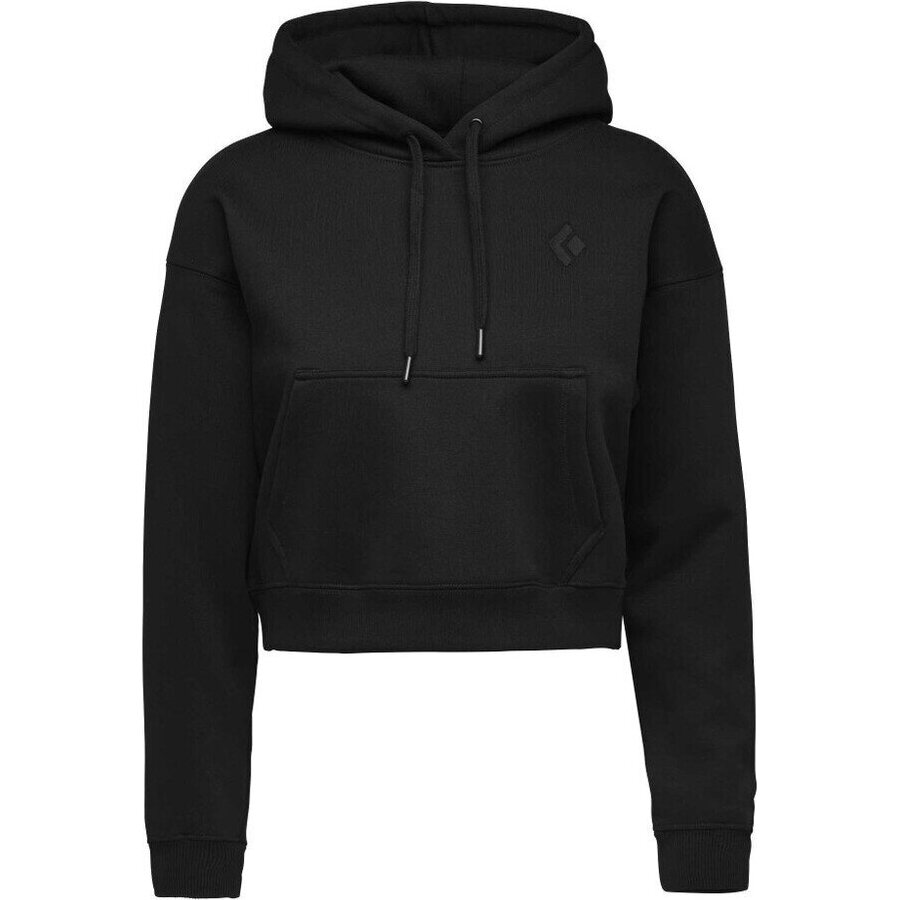 Black Diamond Crop Pullover Hoody Womens