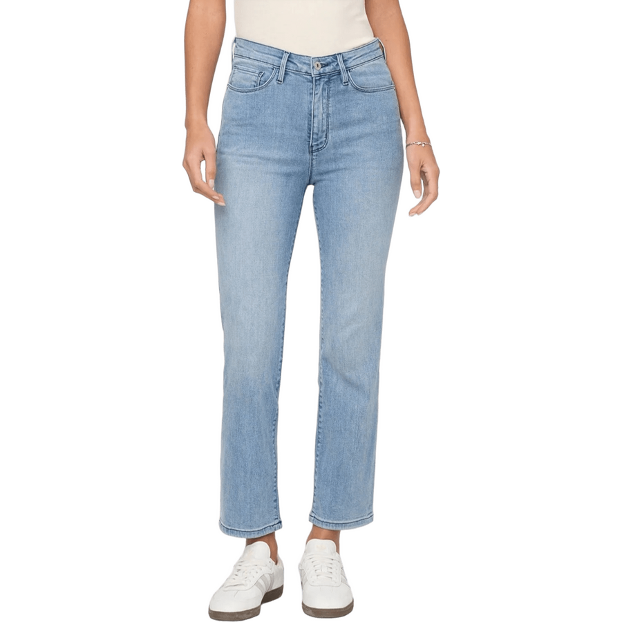 Duer No Sweat Denim High Rise Slim Straight Womens