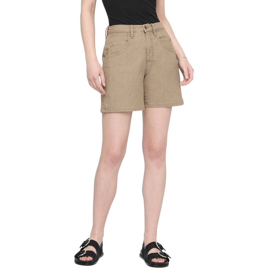 Duer Stretch Canvas High Rise Relaxed Short Womens