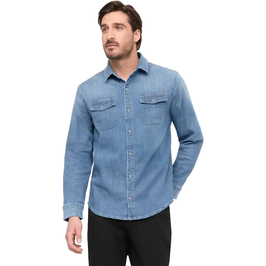 Duer Performance Denim Lite Two-Pocket Shirt Mens