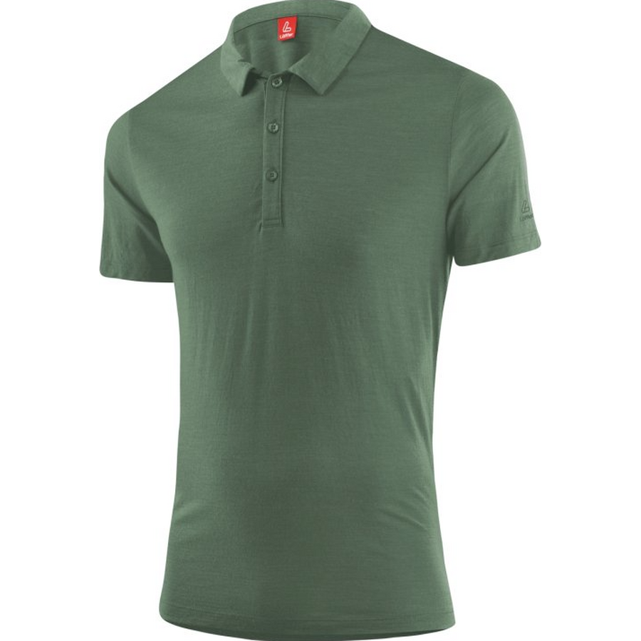 Löffler Poloshirt Merino Tencel Mens