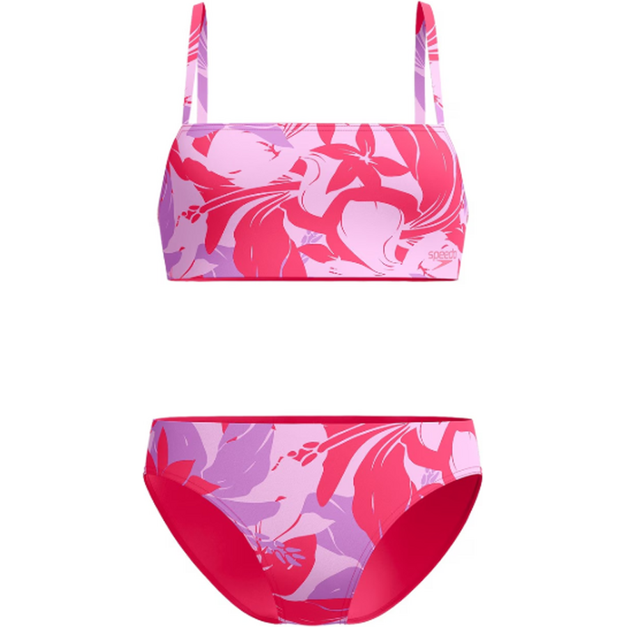 Speedo Printed Adjustable Thinstrap 2 Piece Womens