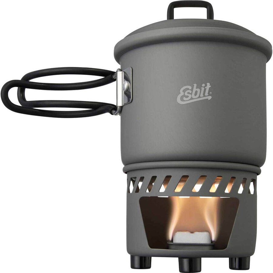 Esbit Solid Fuel Cookset 585ml (Aluminum, without non-stick coating)