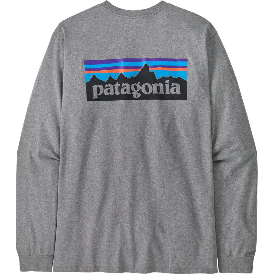 Patagonia Long-Sleeved P-6 Logo Responsibili-Tee Mens