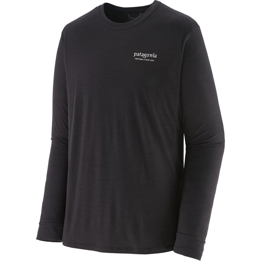 Patagonia Longsleeve Cap Cool Merino Graphic Shirt Mens