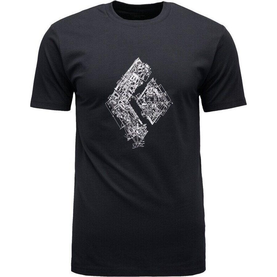 Black Diamond Engineered Diamond Short Sleeve Tee Mens