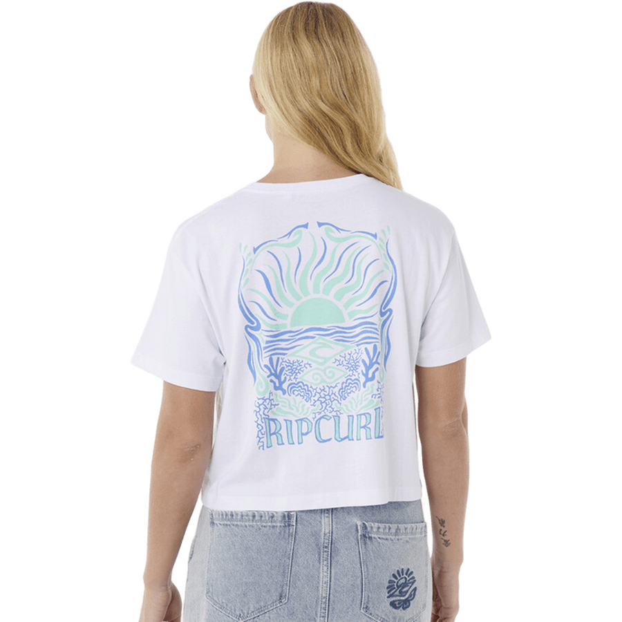 Rip Curl Sunrise Crop Tee Womens