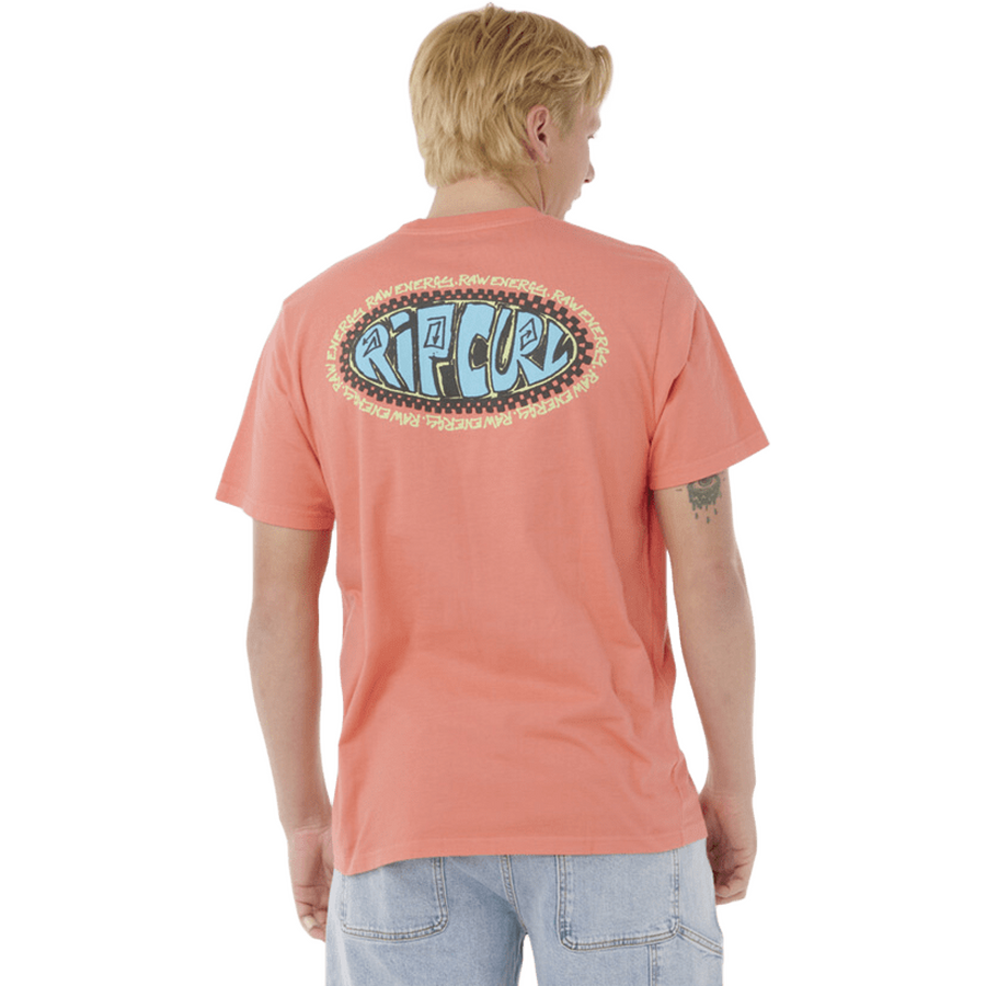 Rip Curl Raw Energy De Oval Tee Mens