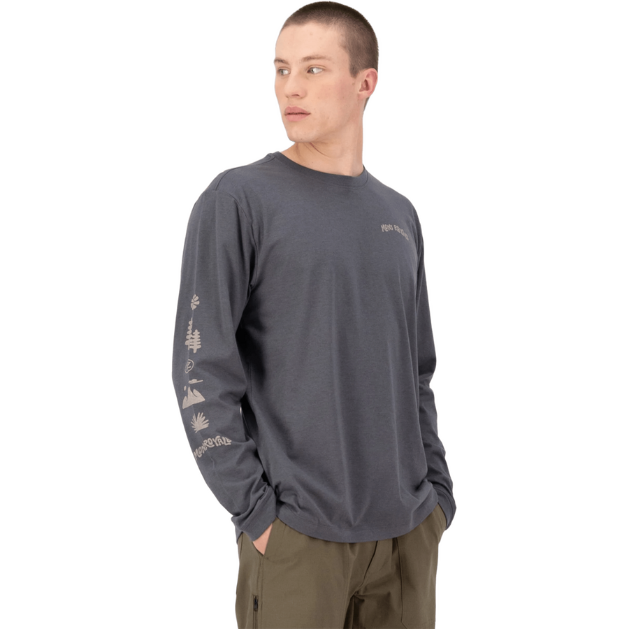 Mons Royale Yonder Merino Organic Cotton LS Mens