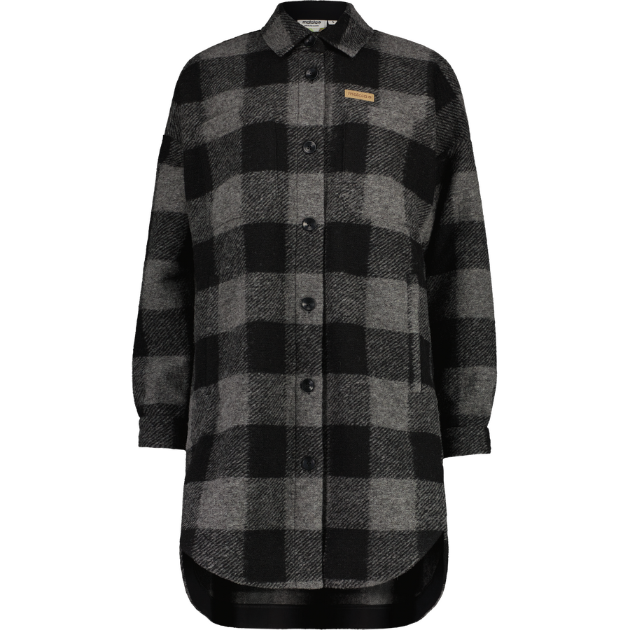 Maloja HalapM. Wool Check Coat Womens