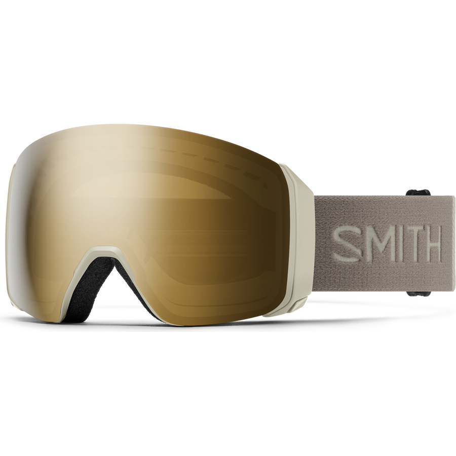 Smith 4D Mag XL, Chalk w/ Chromapop Sun Black Gold Mirror + Chromapop Storm Blue Sensor Mirror