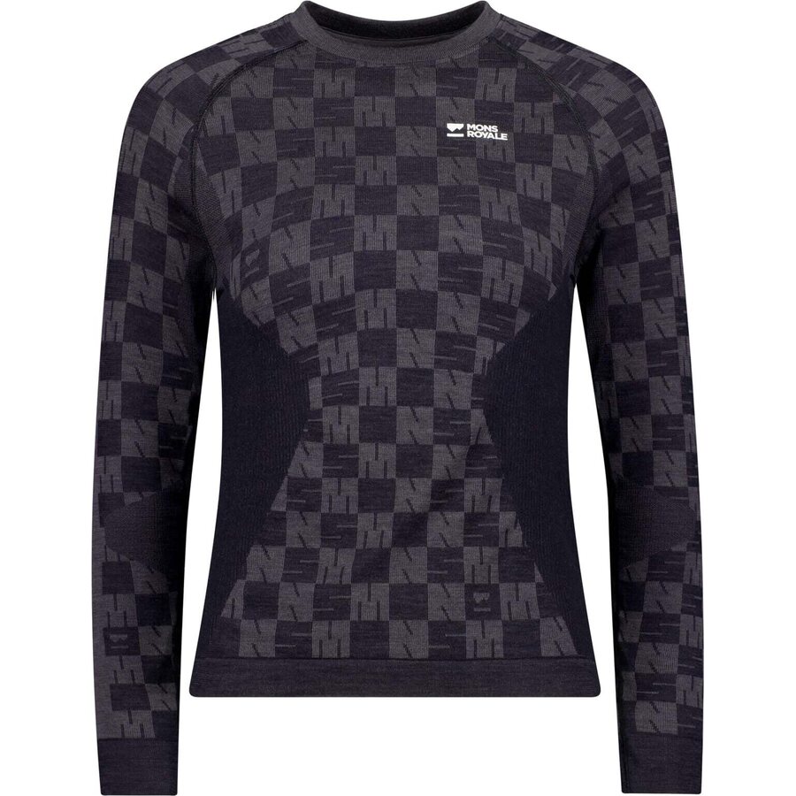 Mons Royale Ascender Merino Seamless Long Sleeve Womens