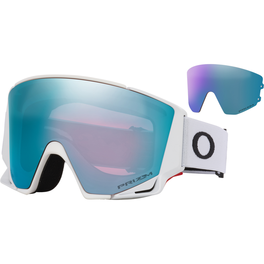 Oakley Flow Scape M Matte White w/ Prizm Snow Sapphire Iridium & Prizm Snow Iced Iridium