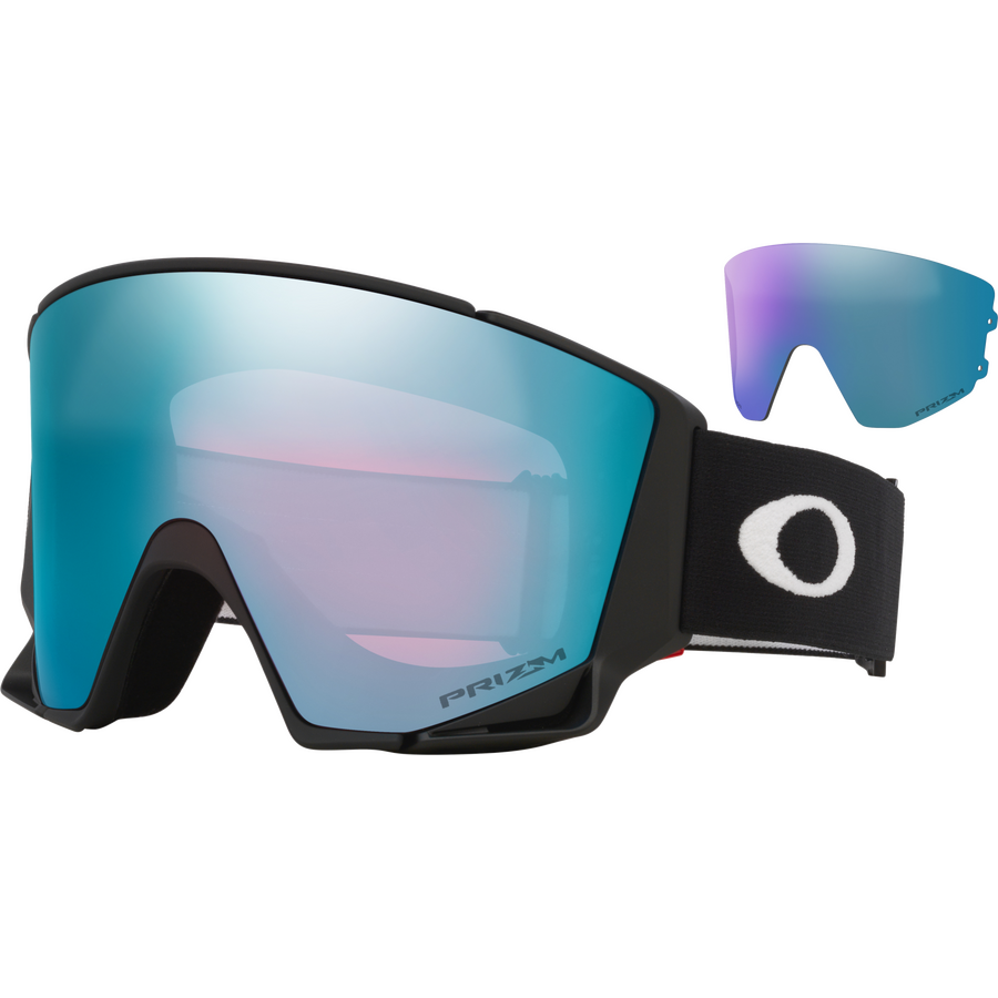Oakley Flow Scape L Matte Black w/ Prizm Snow Sapphire Iridium & Prizm Snow Iced Iridium